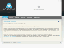 Tablet Screenshot of adsensio.eu